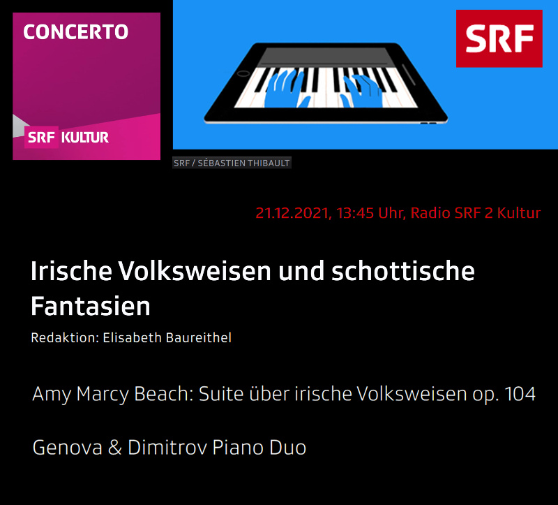 #AmyBeachComplete to open the Swiss Radio SRF Concerto Program